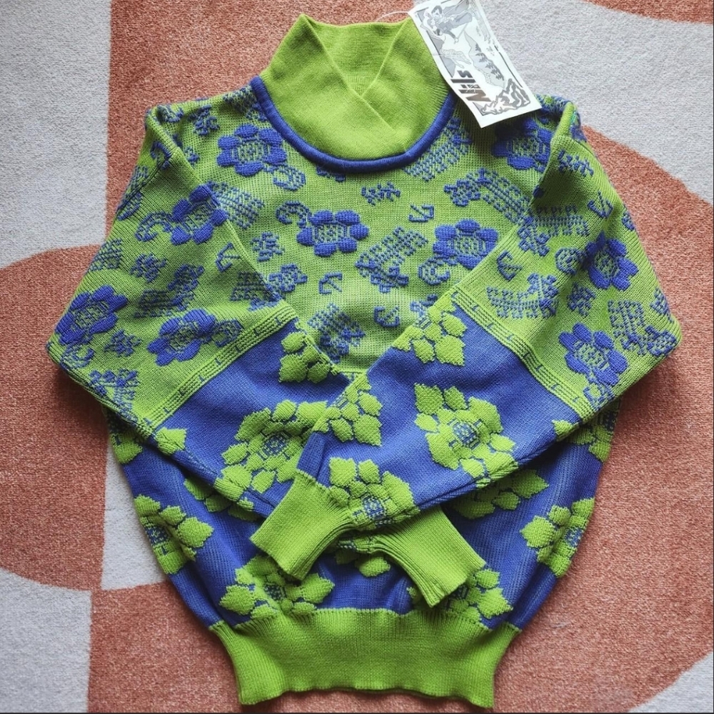 NWT Vintage NILS Skiware Wool Blend Sweater